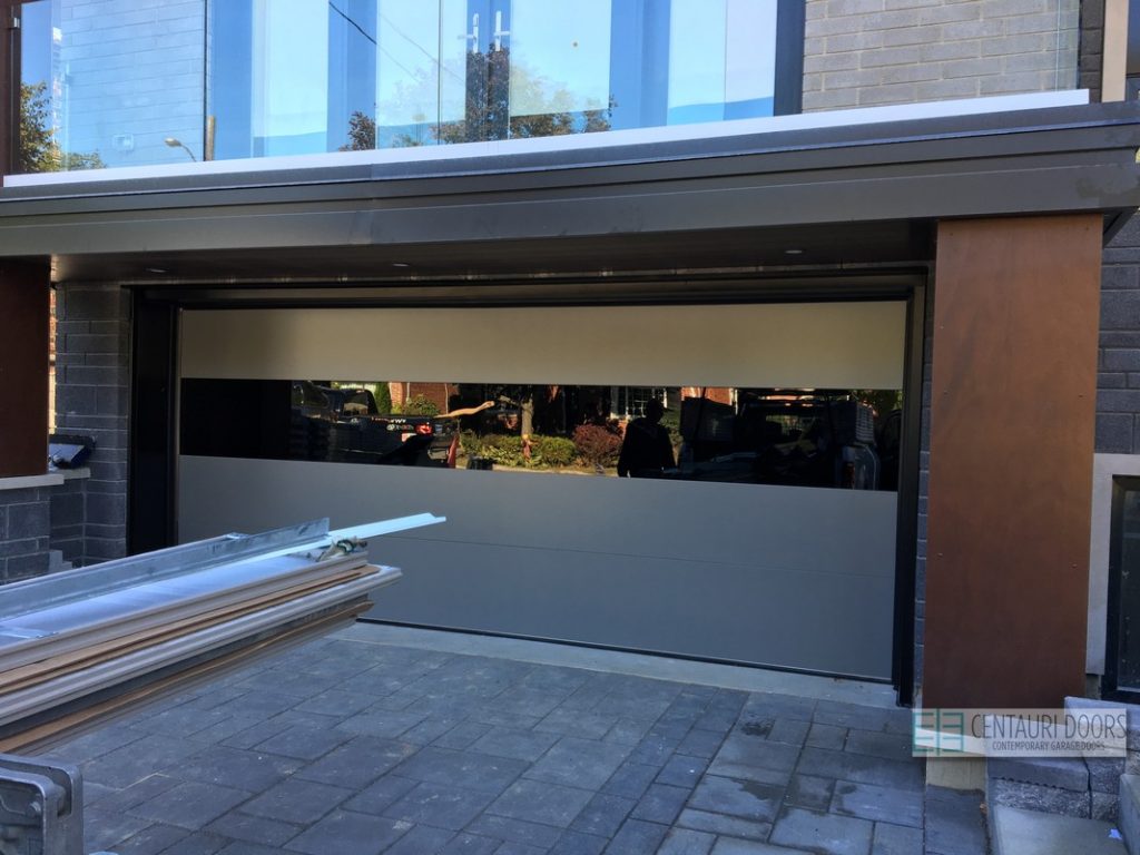 Modern Garage Doors North york Toronto 004 Centauri Garage Doors Modern, Smooth, Frameless