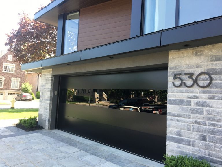 Smooth Garage Doors in Richmond Hill07 Centauri Garage Doors Modern, Smooth, Frameless Glass